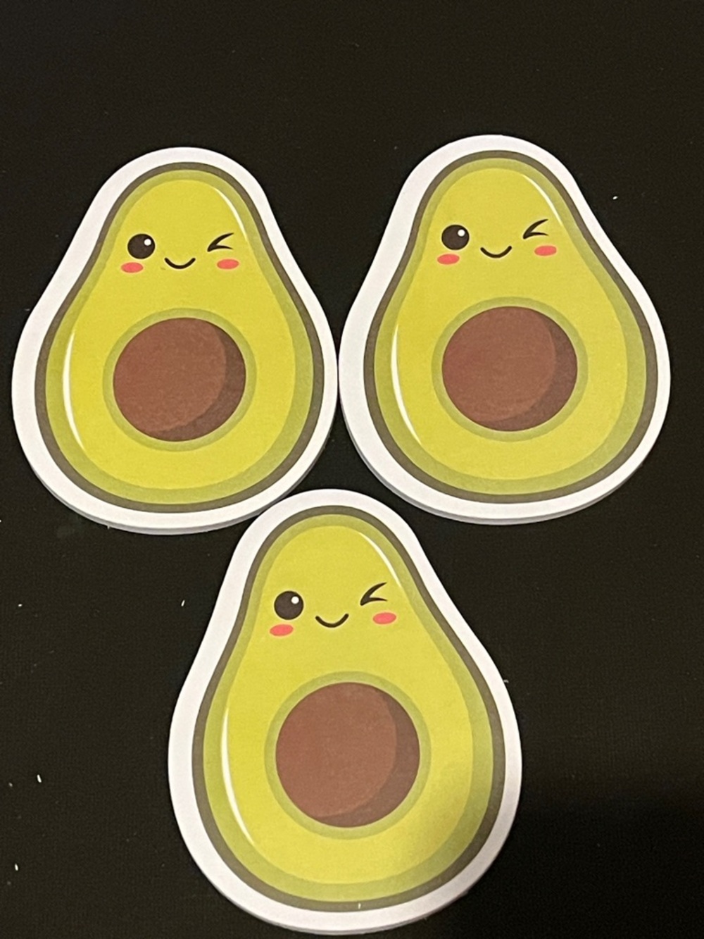 Pick (1) 90 Pc Kawaii Fruit Sticky Note Set -  Pineapple, Avocado, Strawberry, - Picture 7 of 8
